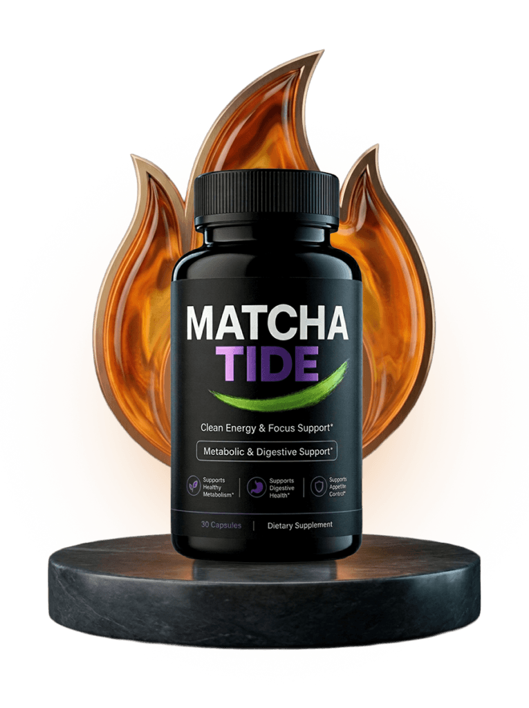 MatchaTide premium natural daily wellness formula for energy mental clarity metabolic wellness and balanced vitality